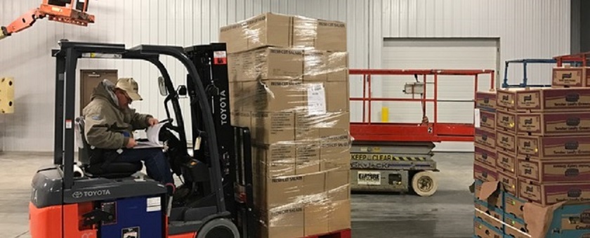 Forklift Produce Cold Warehouse Midwest Fresh Logistics 840x320 Midwest Fresh Logistics